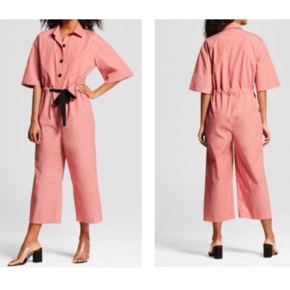 Who What Wear Pants - Who What Wear Pink Boiler Suit / Jumpsuit